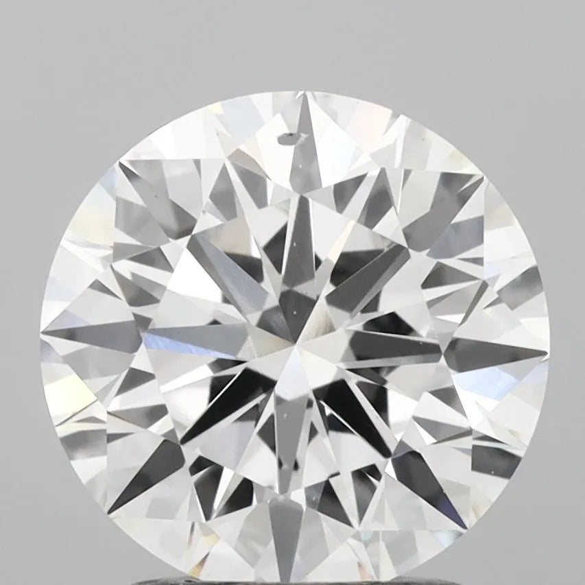 2.00ct Round Lab Grown Diamond (Colour E, Clarity VS2, Cut ID, IGI Certified)