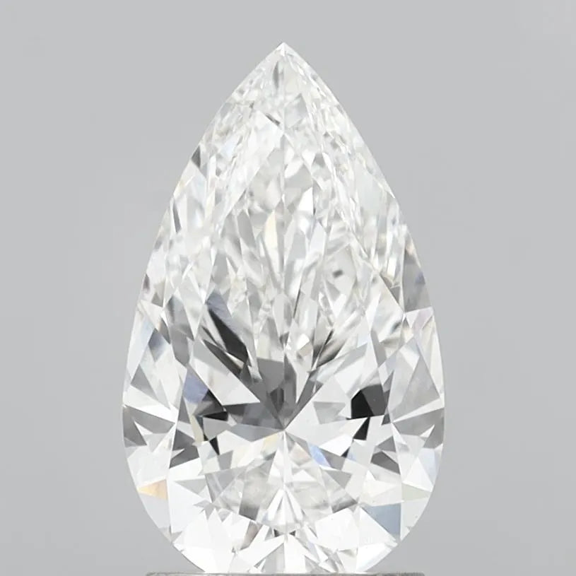 2.03ct Pear Lab Grown Diamond (Colour E, Clarity VS1, IGI Certified)