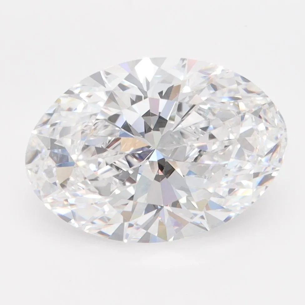 3.03ct Oval Lab Grown Diamond (Colour D, Clarity VVS1, GIA Certified)