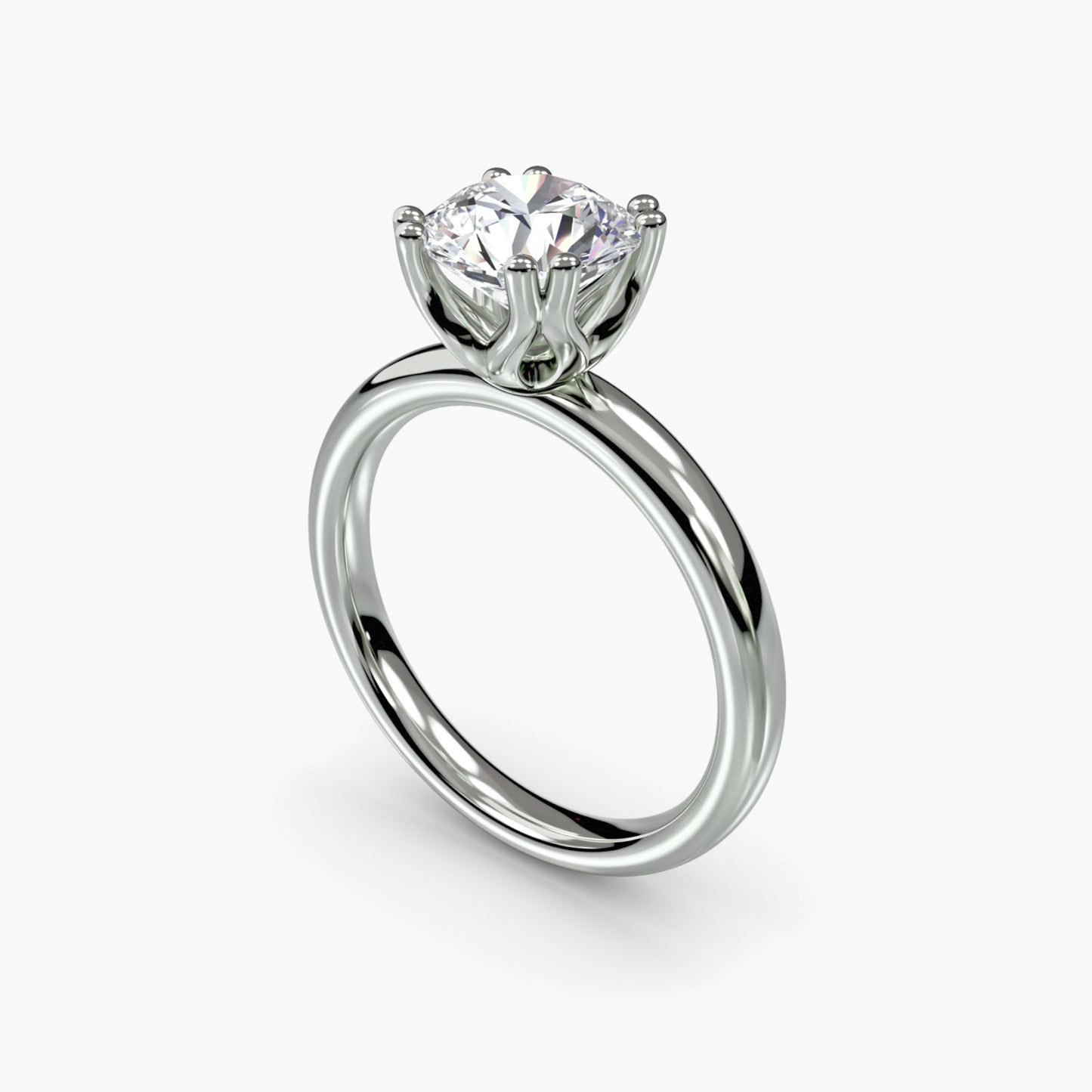 솔리테어링5 Round 1.0/1.5 ct 9K WG