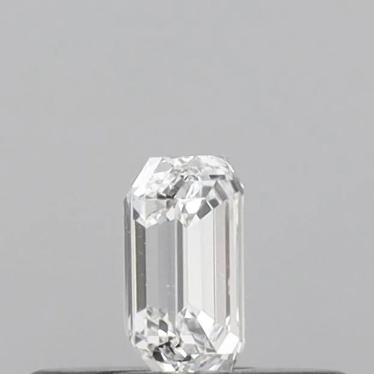 0.21ct Emerald Lab Grown Diamond (Colour D, Clarity VS2, IGI Certified)