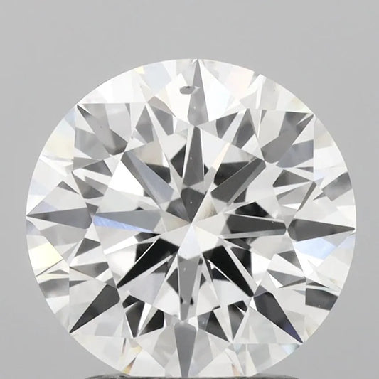 2.00ct Round Lab Grown Diamond (Colour E, Clarity VS2, Cut ID, IGI Certified)
