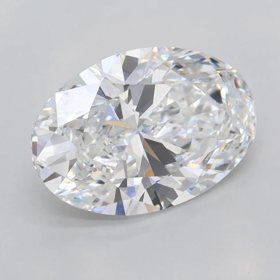 2.50ct Oval Lab Grown Diamond (Colour E, Clarity FL, IGI Certified)