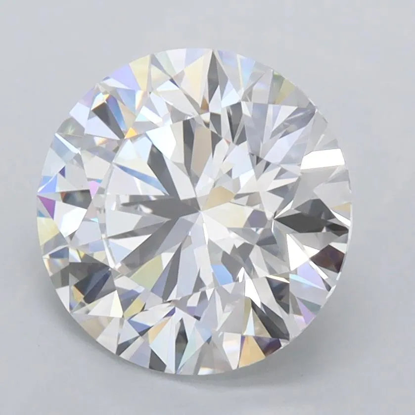 2.64ct Round Lab Grown Diamond (Colour D, Clarity FL, Cut ID, IGI Certified)