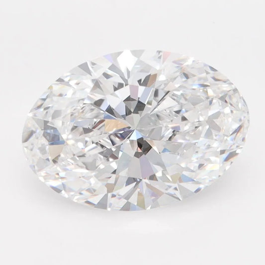 3.03ct Oval Lab Grown Diamond (Colour D, Clarity VVS1, GIA Certified)