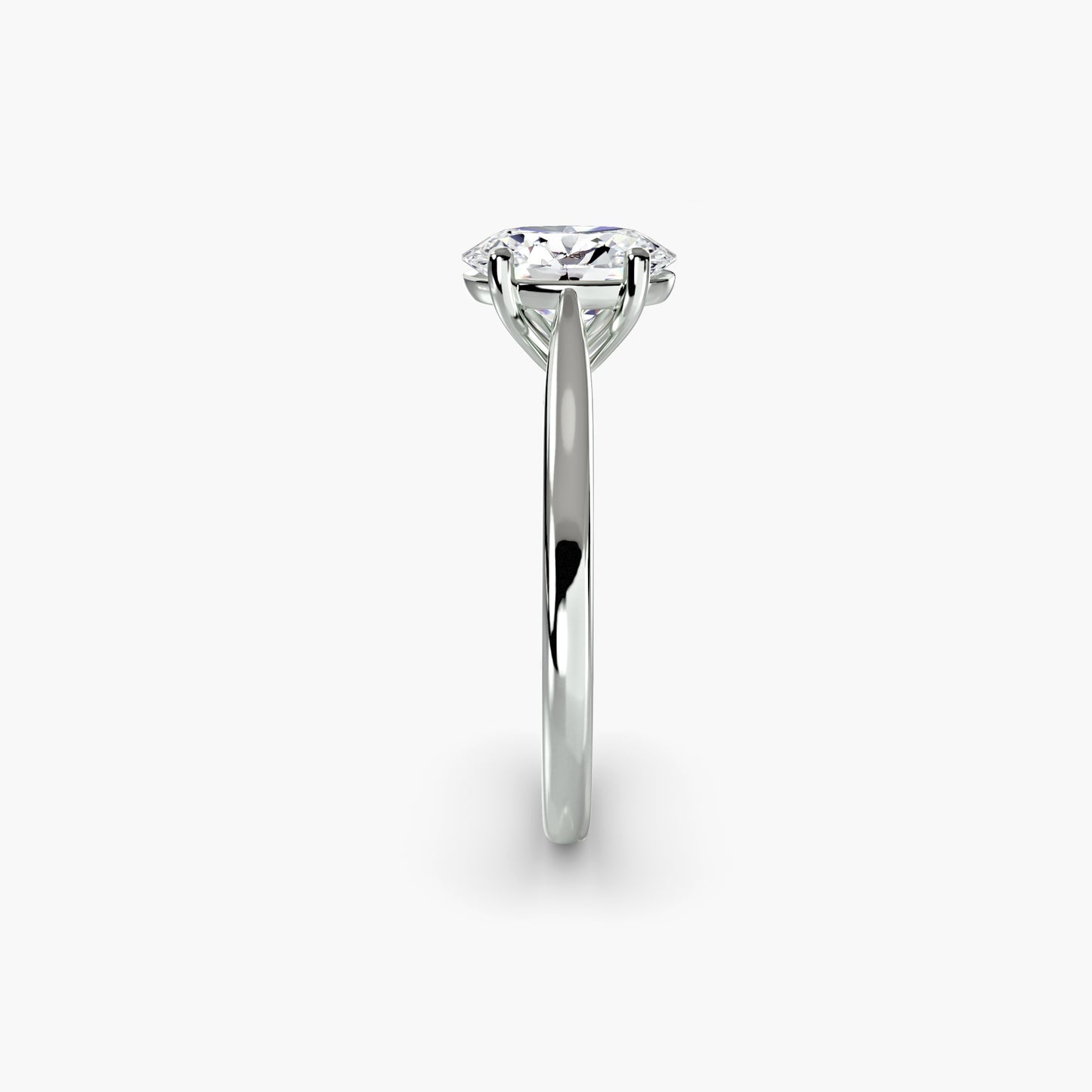 솔리테어링1 Oval 0.5-3.0 ct 14K WG