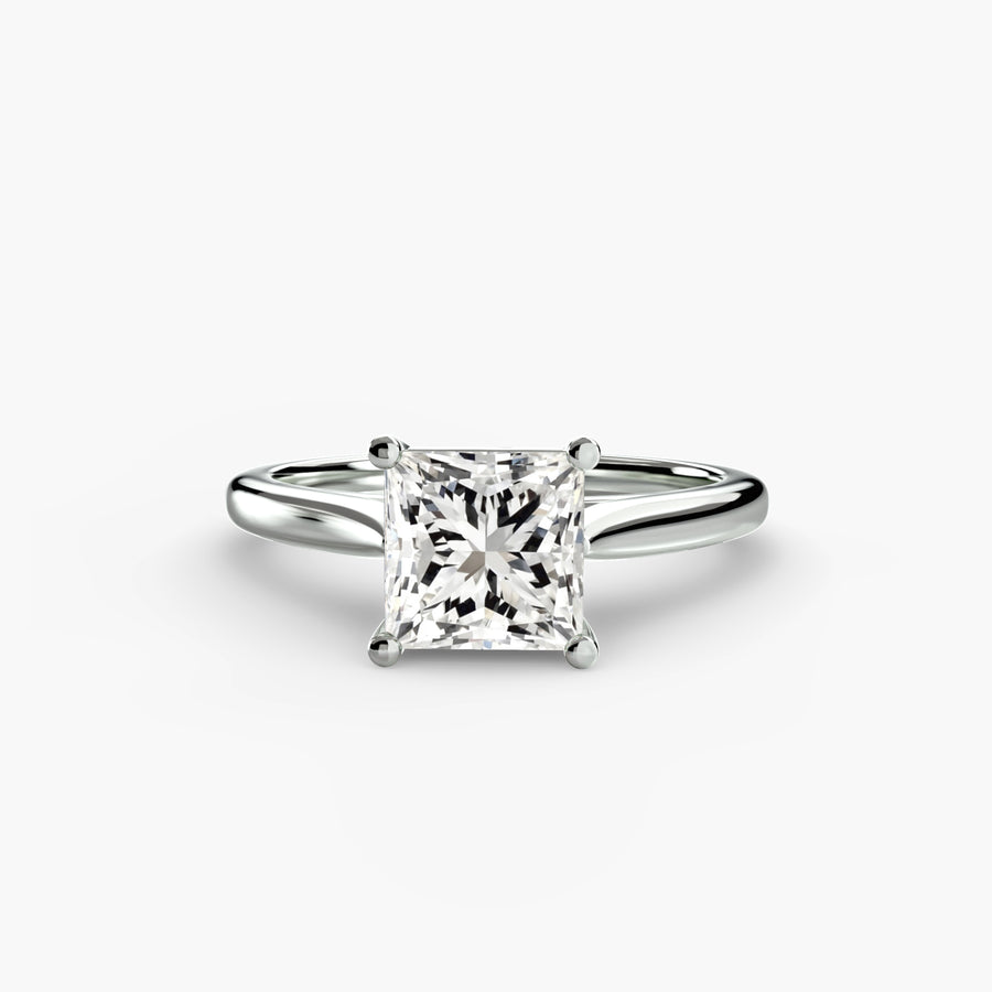 솔리테어링1 Princess 0.5-3.0 ct 14K WG