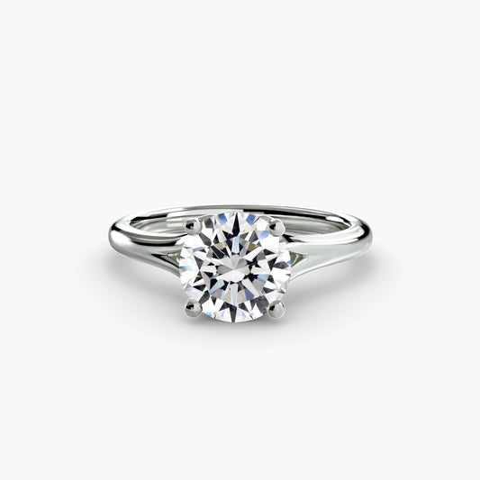 솔리테어링4 Round 2.0/1.5 ct 9K WG