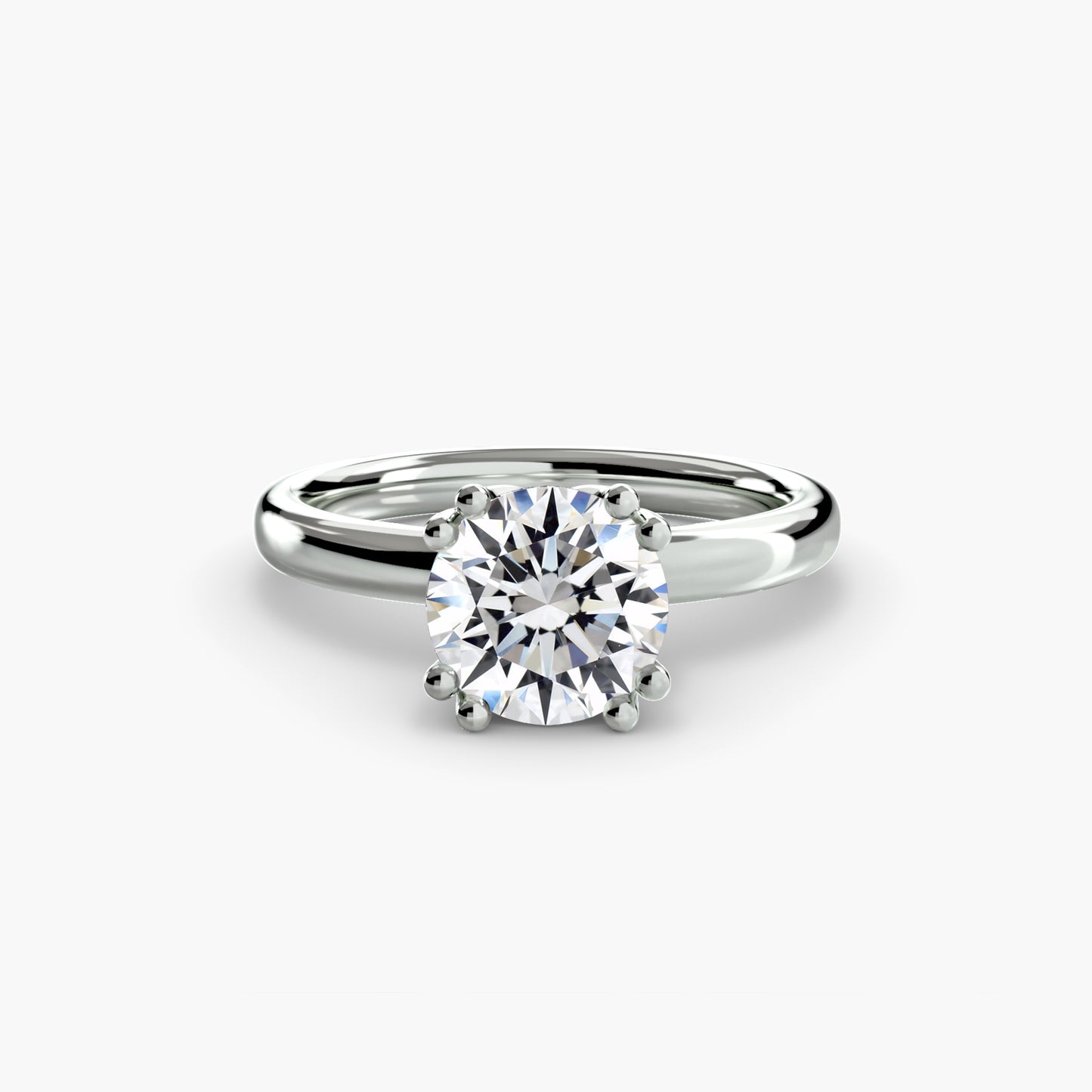 솔리테어링5 Round 1.0/1.5 ct 9K WG